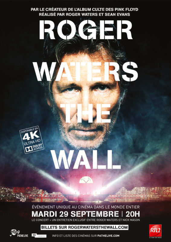 Affiche Roger Waters Pathé Live