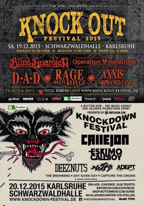 Knock Out festival et Knockdown festival