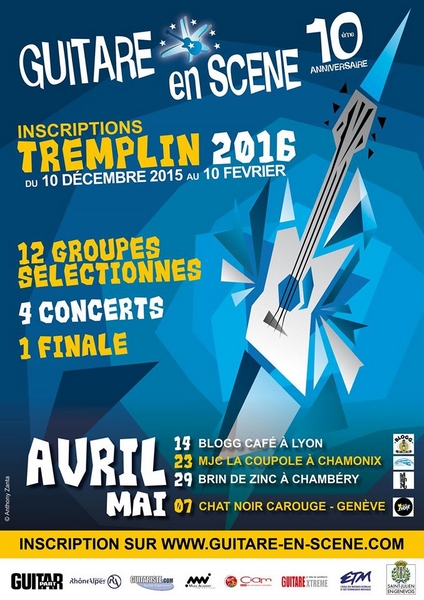 Tremplin Guitare en Scène