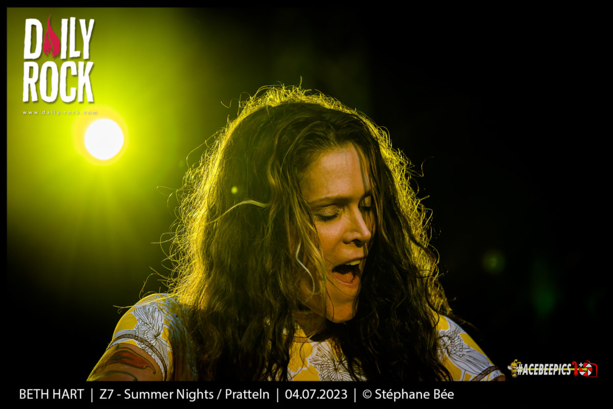 Beth Hart lors de sa dernière visite à la Z7 en 2023