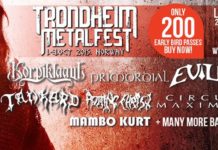 Premiers noms pour le Trondheim Metalfest