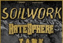 T.A.N.K vient se rajouter à la tournée hivernale de Soilwork et Hatesphere !