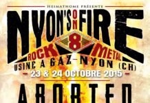 Nyon’s on Fire – Usine à Gaz, 23 et 24 octobre