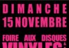 Foire aux disques et CDs de Renens, le 15 novembre 2015