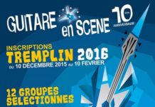 Le Tremplin Guitare en Scène revient pour sa dixième édition !