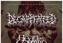 Decapitated et Heart Of A Coward de passage à Zurich le 7 avril 2016