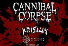 Cannibal Corpse en Suisse le 10 mai avec Krisiun et Hideous Divinity