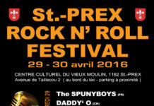 Rock N’ Roll Festival à Saint-prex les 29 et 30 avril 2016