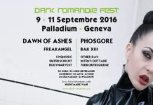 Le Palladium de Genève se dresse en noir pour accueillir le premier festival electro-indus de Suisse romande