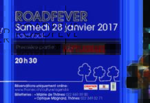 ROADFEVER en concert le 28 janvier à Thônex