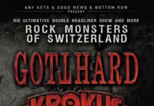 Rock Monsters of Switzerland – Métropole, Lausanne – 11 et 12 mars 2017