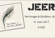 Jeer – vernissage de l’album le 31 mars à Ebullition