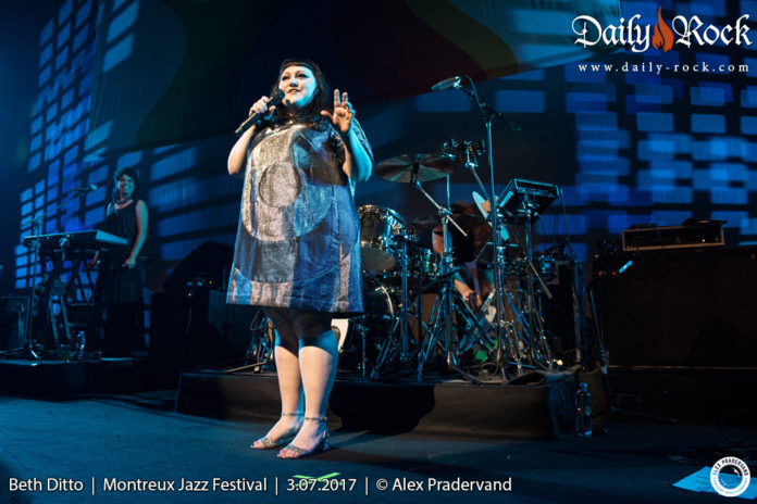 Beth Ditto - Montreux Jazz Festival 2017 02 (Photo by Alex Pradervand - Daily Rock)