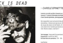 Vernissage de ROCK IS DEAD le mercredi 8 novembre aux Docks !