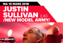 Concert de Justin Sullivan de NEW MODEL ARMY au Bleu Lézard !