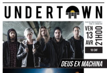 DEUS EX MACHINA sera de retour à l’Undertown de Meyrin le vendredi 13 avril !