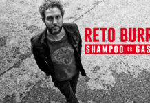 Le dixième album du Suisse RETO BURRELL ‘Shampoo Or Gasoline’ est disponible !