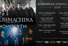 Le groupe genevois DEUS EX MACHINA en tournée du 13 au 21 avril !