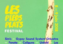 Programmation du Festival des Pieds Plats les 8 et 9 juin 2018 à la Chaux-sur-Cossonay