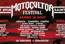 Une belle affiche pour la nouvelle édition du Motocultor Festival !