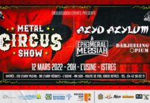 METAL CIRCUS SHOW : AZYD AZYLUM + EPHEMERAL MESSIAH + DARJEELING OPIUM – 12.03 – L’Usine – Istres (13)