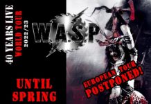 W.A.S.P. – Report de la tournée européenne