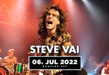 STEVE VAI – En concert le 6 juillet à Zurich