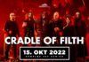 CRADLE OF FILTH – Grosse soirée prévue le 15 octobre à Zurich !