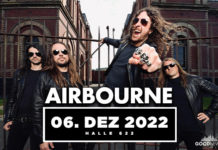 AIRBOURNE – En concert le 6 décembre à Zurich