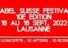 FESTIVAL LABEL SUISSE – 10e édition du 16 au 18 septembre à Lausanne