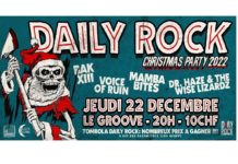 DAILY ROCK CHRISTMAS PARTY – Ce jeudi 22 au Groove (GE)