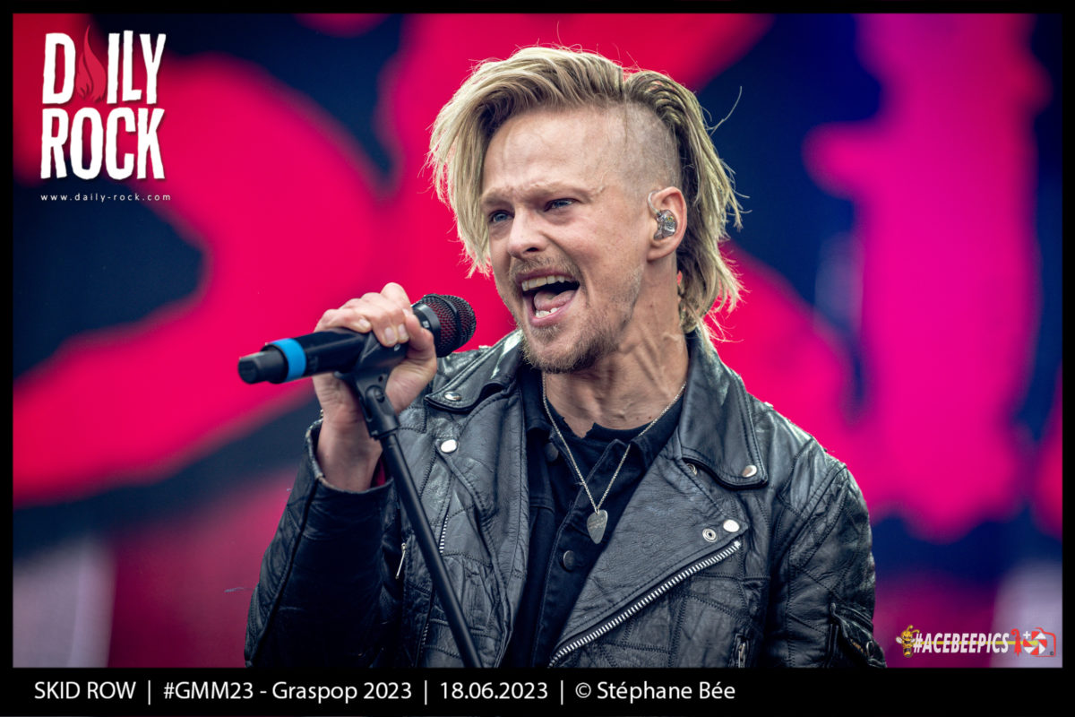 Bandeua Rocker SKID ROW - Graspop Metal Meeting - 18 juin 2023 - Daily Rock