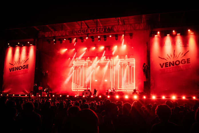 Carpenter Brut au Venoge Festival, Suisse, 16 août 2023, photo d'Alex Pradervand
