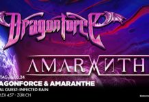 DRAGONFORCE & AMARANTHE – Une date en co-headliner à Zurich en 2024