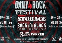 DAILY ROCK FESTIVAL 2024 – Samedi 20 janvier 2024 à l’Alhambra (Genève)