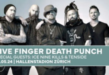 FIVE FINGER DEATH PUNCH – En concert à Zurich