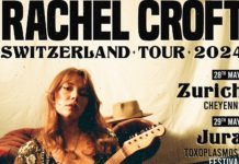 RACHEL CROFT « SWITZERLAND TOUR » – TOXOPLASMOSE FESTIVAL (ST-IMIER, 29.05.24) / LES CITRONS MASQUES (YVERDON, 01.06.24)