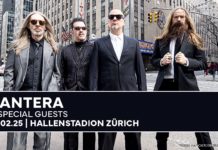 PANTERA – Concert à Zurich en février 2025