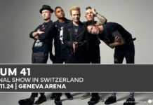 SUM 41 – Une dernière danse à Genève en novembre !
