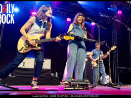 Larkin Poe au festival Guitare en Scène 2024, Siant Julien en Genevois, inerview de Floriane Piermay pour Daily Rock.
