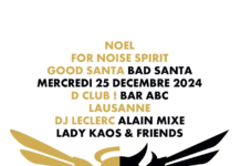 Noël For Noise Spirit 2024 – ABC et D! Club – 25 décembre 2024
