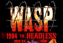 W.A.S.P. – TOURNÉE NORD-AMÉRICAINE « 1984 TO HEADLESS » 2026