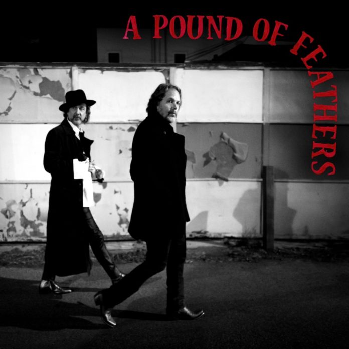 Visuel de l'album des Black Crowes, "A Pound of Feathers", sorti sur le label Silver Arrow Records.