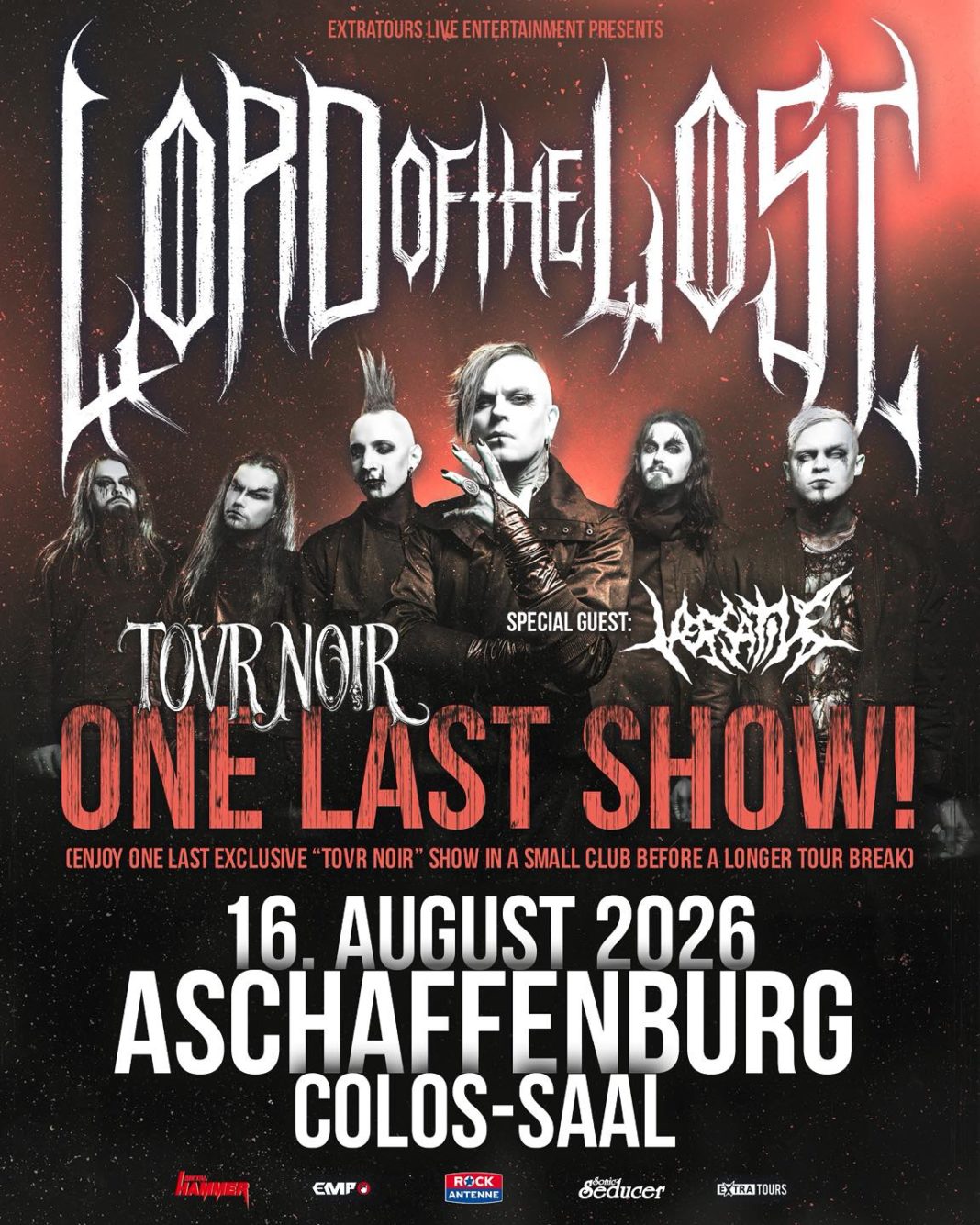 Lord of the Lost & Versatile - 16.08.2026 - Aschaffenburg - Affiche