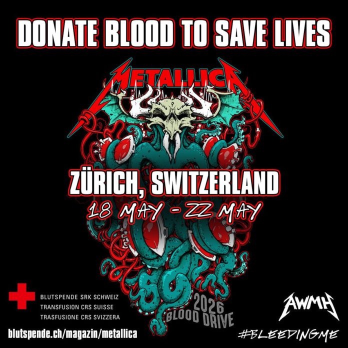 Metallica - Blood Drive 2026 - Zurich
